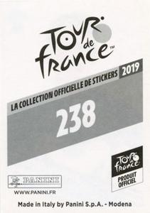 2019 Panini Tour de France #238 Andrey Amador Back